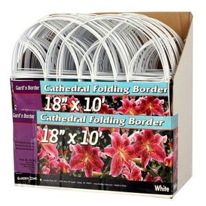 Záhradný plôtik biela, 3 m vyobraziť