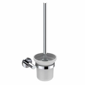 SAPHO XR323 X-RoundWC štetka nástenná, mliečne sklo, mosadz vyobraziť