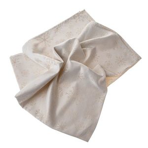 Vianočný Obrus ​​vodeodolný Vločky zlatá, 140 x 140 cm vyobraziť