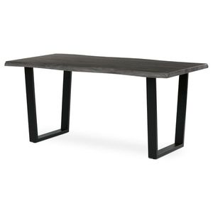 Jedálenský stôl 160 x 90 cm, sivý dub vyobraziť