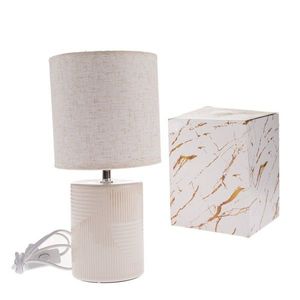Keramická stolná lampa Light 33 cm, sv. béžová vyobraziť
