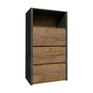 Komoda MONTANA KS3, šedá vyobraziť