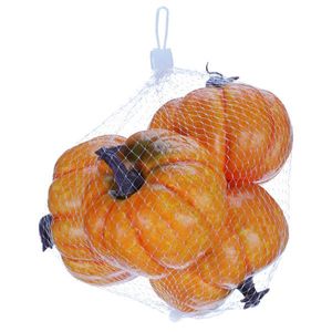 Jesenná dekorácia Súprava plastových tekvíc 10 x 7 cm, 4 ks vyobraziť