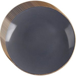 Orion Súprava keramických plytkých tanierov Glaze sivá 27 cm, 6 ks vyobraziť