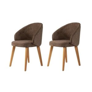 Súprava jedálenských stoličiek Bentley Brown and Dark Oak, 2 ks vyobraziť