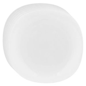 Altom Sada plytkých tanierov z opálového skla White harmony 28 cm, 6 ks vyobraziť