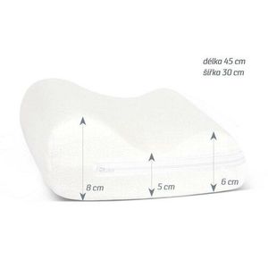Bellatex Obliečka na anatomický vankúš jersey biela vyobraziť