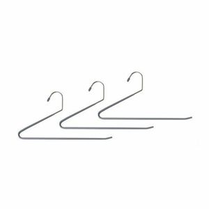 Compactor Sada kovových vešiakov na nohavice 34 cm, 3 ks vyobraziť