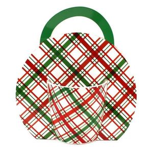 Home Elements Hrnček červenozelené káro, 300 ml vyobraziť