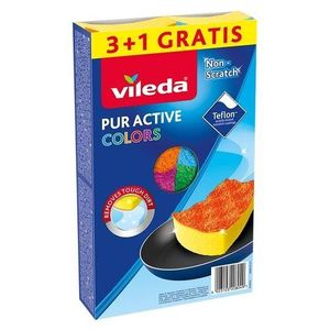 Vileda PUR active Colors hubka 3+1 ks vyobraziť