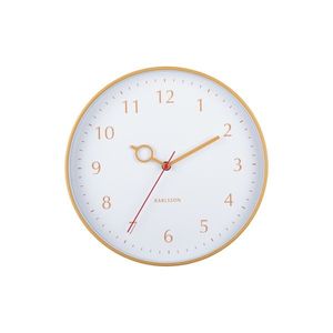 Karlsson 5992YE designové nástenné hodiny žltá, pr. 30 cm vyobraziť