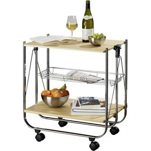 Wenko Skladací servírovací vozík Dinett Deluxe, 68 x 41 x 70 cm vyobraziť