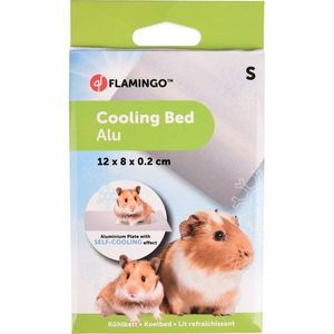 Flamingo Chladiaca hliníková podložka pre hlodavce, veľkosť S, 12 x 8 x 0, 2 cm vyobraziť