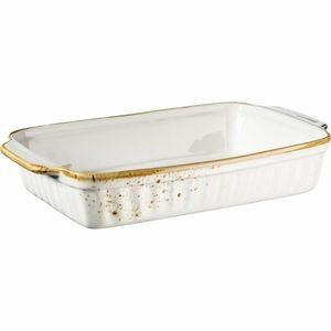 Mäser Zapekacia misa Pintar White hnedé bodky 30 x 18, 6 cm, M vyobraziť