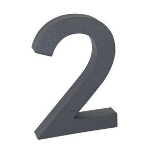 Hliníkové číslo 2 3D štruktúrovaný povrch RN.100LV.2.AL.AM.3D vyobraziť