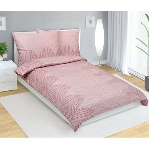 Bellatex Saténové povlečení Ornament starorůžová , 140 x 220 cm, 70 x 90 cm, 140 x 220 cm, 70 x 90 cm vyobraziť