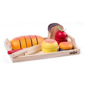 Woody Tácka s raňajkami Krájanie vyobraziť