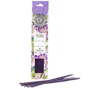 Arome Secret garden 30 vonných tyčiniek + kovový držiak, Purple Haze vyobraziť