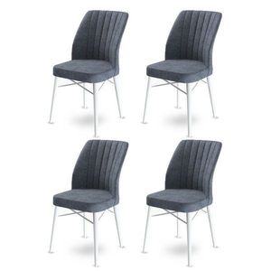 Súprava jedálenských stoličiek Flex Fume and White, 4 vyobraziť