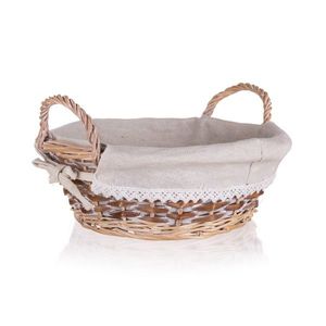 Home Decor Prútený košík s ušami Duo, 30 x 11 cm vyobraziť