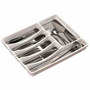 Kesper 30092 Plastový príborník 5 priehradok, biela, 41 x 33, 5 x 4, 5 cm vyobraziť