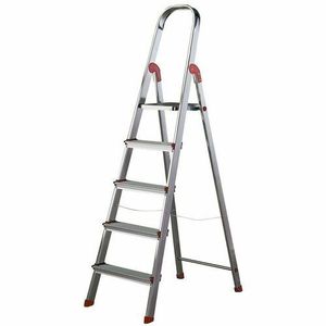 Rolser Hliníkové schodíky na profesionálne použitie Unica, 5 stupňov, 5 stupňov vyobraziť