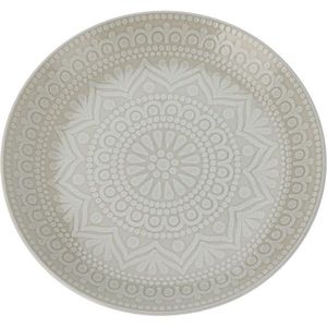 Kameninový plytký tanier Ethnic, pr. 27 cm, béžová vyobraziť