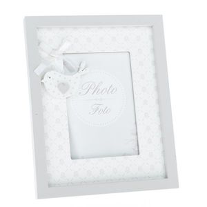 Drevený fotorámček Little bird sivá, 16 x 20 cm vyobraziť