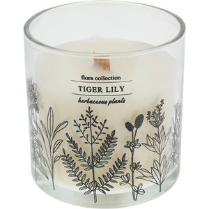 Vonná sviečka Flora Collection, Tiger Lilly, 10 x 10 cm vyobraziť