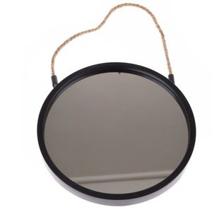 Plastové závesné zrkadlo Embellir čierna, pr. 25 cm, pr. 25 cm vyobraziť