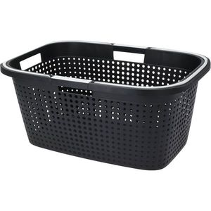 Kôš na bielizeň s úchytmi Recycled 38 l, 60 x 40 x 26 cm, antracit vyobraziť