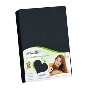 Bellatex Jersey prestieradlo Kamilka čierna vyobraziť