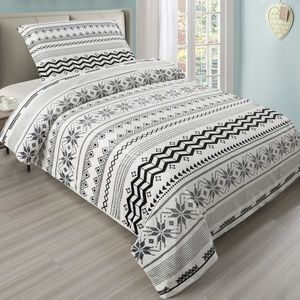 Jahu Obliečky mikroplyš Flake grey, 140 x 200 cm, 70 x 90 cm vyobraziť