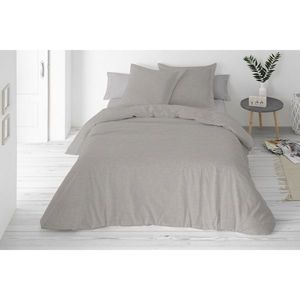 Obliečky zo zmesi bavlny a ľanu sivá, 160 x 200 cm, 2 ks 70 x 80 cm vyobraziť