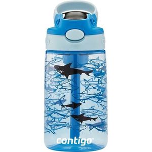 Contigo Detská fľaša Easy Clean 420 ml Blue Sharks vyobraziť