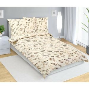 Bellatex Bavlnené obliečky Větvička béžová, 140 x200 cm, 70 x 90 cm vyobraziť