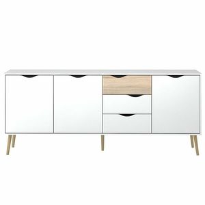 Skriňa OSLO, biela vyobraziť