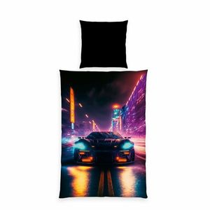 Herding Obliečky Neon Car, 135 x 200 cm, 80 x 80 cm vyobraziť