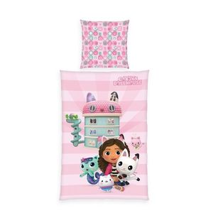 Herding Bavlnené obliečky Gabby's Dollhouse, 135 x 200 cm, 80 x 80 cm vyobraziť