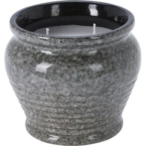 Repelentná sviečka Citronela, 12, 3 x 10, 5 x 12, 3 cm, keramika sivá vyobraziť
