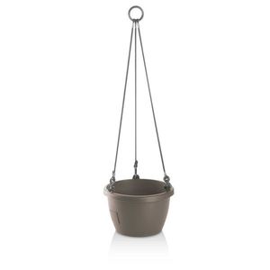 Gardenico Samozavlažovací závesný kvetináč Marina taupe, pr. 30 cm, pr. 30 cm vyobraziť