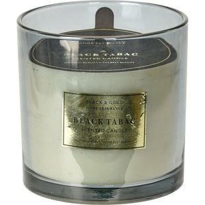 Sviečka v skle Black & Gold, Black tabac, 870 g vyobraziť