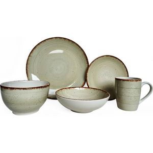 Banquet Súprava jedálenská Spiral Ivory, 30 ks vyobraziť