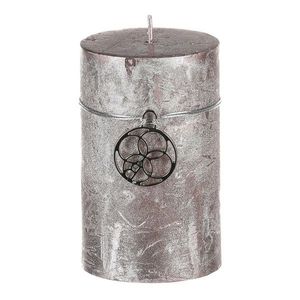 Sviečka vianočná, svetlofialová farba. 245g vosku. vyobraziť