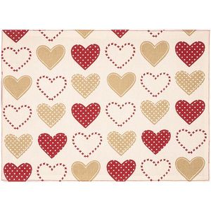 Home Elements Prestieranie Srdcový motív, 33 x 45 cm vyobraziť