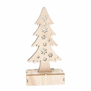 Vianočný svietiaci stromček 18, 5 cm, LED, prírodná vyobraziť