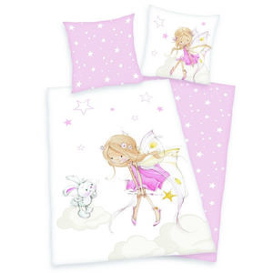 Herding Detské Bavlnené obliečky Víla a králiček, 135 x 200 cm, 80 x 80 cm vyobraziť