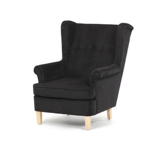 Kreslo ušiak BK2, čierna vyobraziť