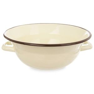 Orion Smaltovaná misa na miesenie Brown, 26 cm vyobraziť