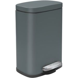 Spirella Pedálový odpadkový kôš soft-close Akira 12 l, matná sivá, 12 l vyobraziť